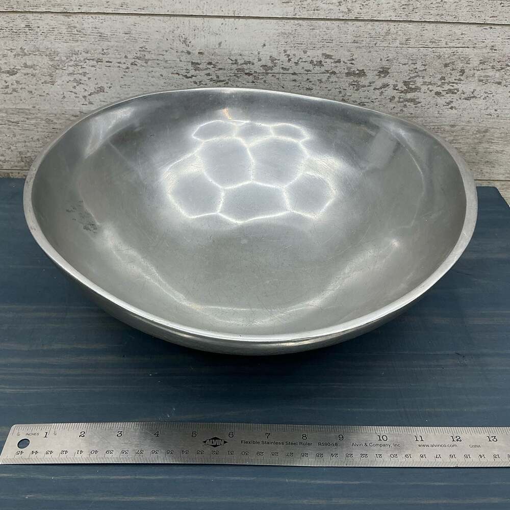 Bruce Fox Design Wilton Armetale Pewter Tri-Footed Serving Bowl